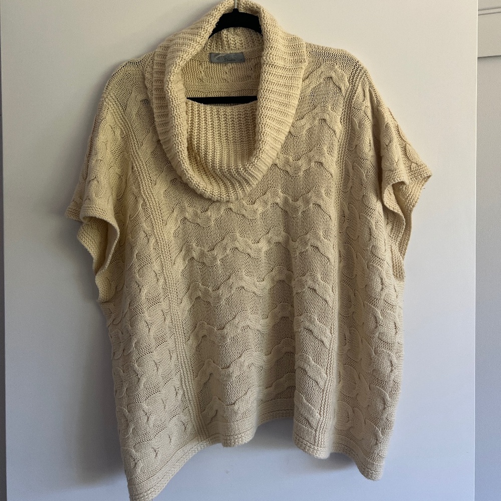 Knit Poncho Sweater